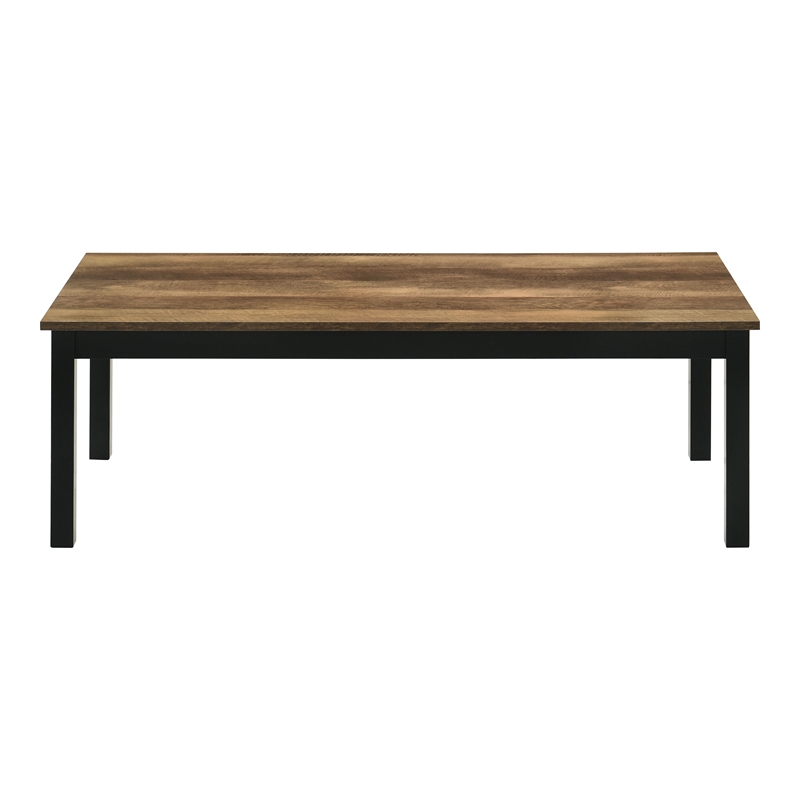 Furniture of America Isime Wood 3-Piece Coffee Table Set in Brown