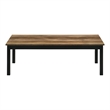 Furniture of America Isime Wood 3-Piece Coffee Table Set in Brown