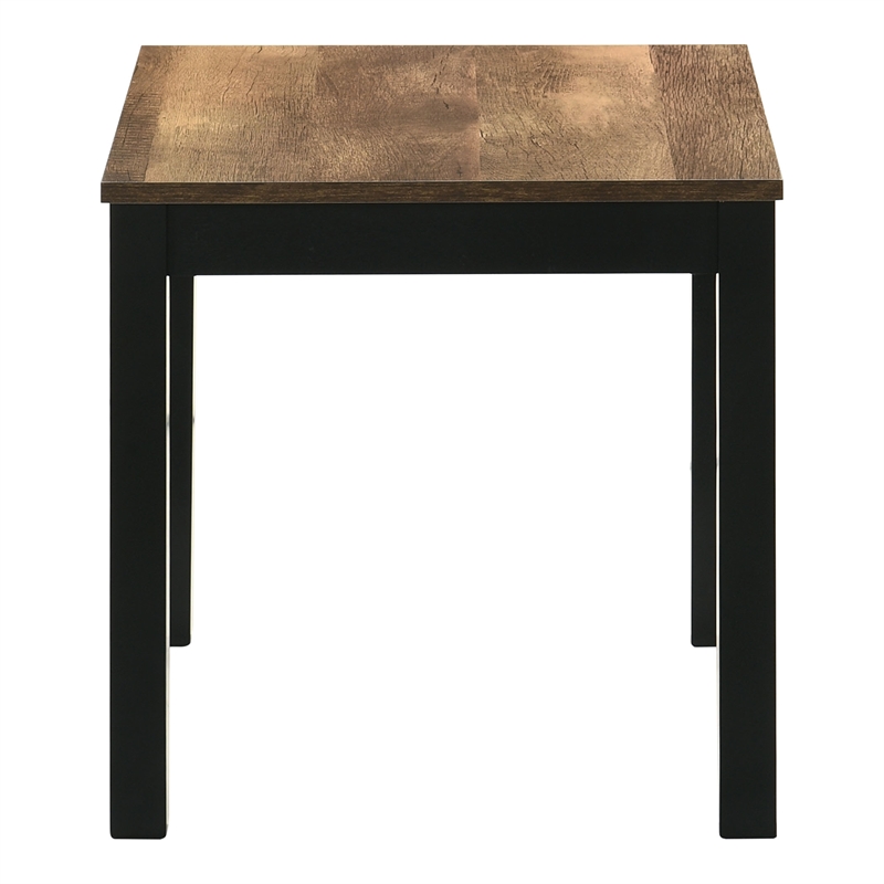 Furniture of America Isime Wood 3-Piece Coffee Table Set in Brown