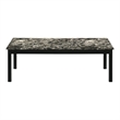 Furniture of America Isime Wood 3-Piece Coffee Table Set in Black and White