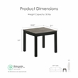 Furniture of America Isime Wood 3-Piece Coffee Table Set in Gray