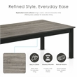 Furniture of America Isime Wood 3-Piece Coffee Table Set in Gray