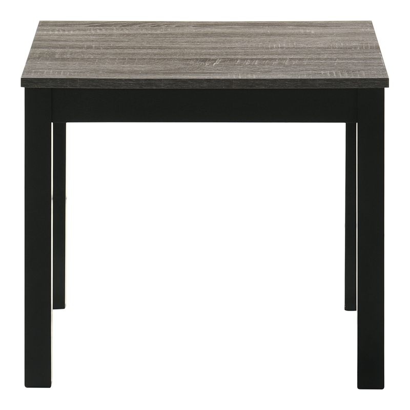 Furniture of America Isime Wood 3-Piece Coffee Table Set in Gray