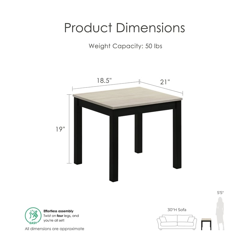 Furniture of America Isime Wood 3-Piece Coffee Table Set in Light Gray