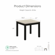 Furniture of America Isime Wood 3-Piece Coffee Table Set in Light Gray