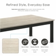 Furniture of America Isime Wood 3-Piece Coffee Table Set in Light Gray