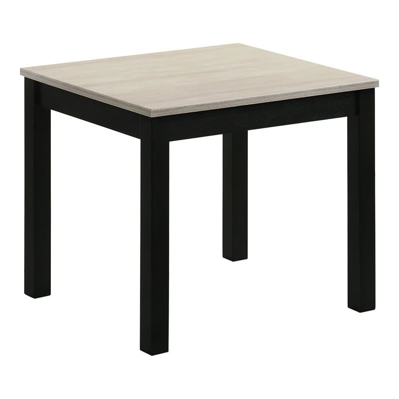 Furniture of America Isime Wood 3-Piece Coffee Table Set in Light Gray