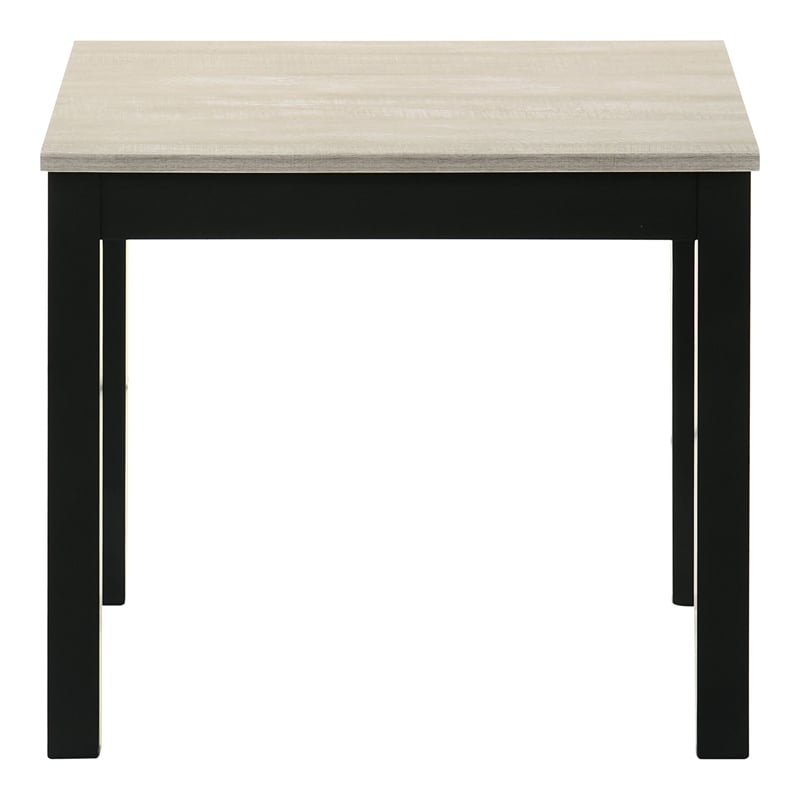 Furniture of America Isime Wood 3-Piece Coffee Table Set in Light Gray