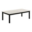 Furniture of America Isime Wood 3-Piece Coffee Table Set in White