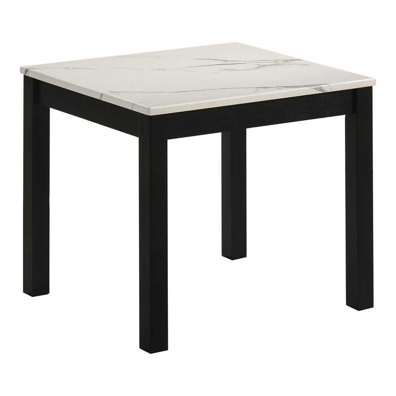 Furniture of America Isime Wood 3-Piece Coffee Table Set in White