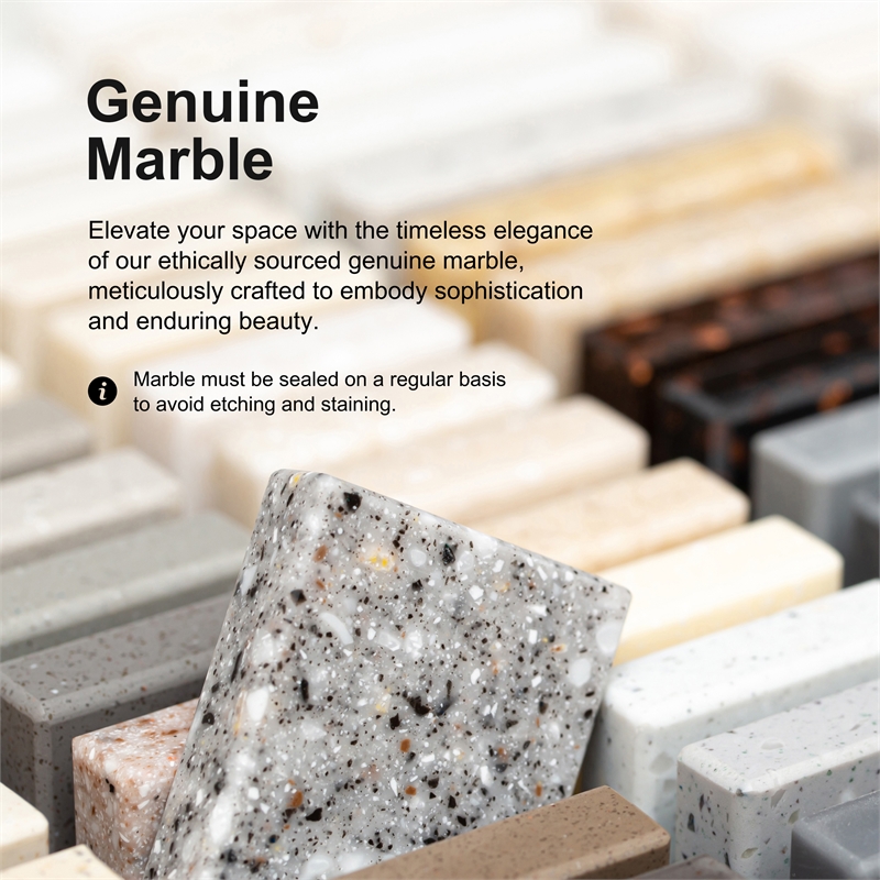 Furniture of America Isolde Wood and Marble Rectangle Coffee Table in White