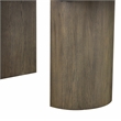 Furniture of America Vrusales Wood Oval Extendable Dining Table in Oak