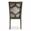 Furniture of America Vrusales Wood and Upholstered Side Chairs in Oak (Set of 2)