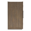 Furniture of America Vrusales Wood 4-Door Oak Server with Glass Doors