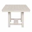 Furniture of America Chalen Wood 7-Piece Extendable Dining Table Set in White
