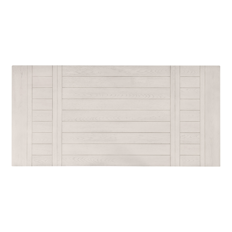 Furniture of America Chalen Wood 7-Piece Extendable Dining Table Set in White