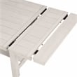 Furniture of America Chalen Wood 7-Piece Extendable Dining Table Set in White