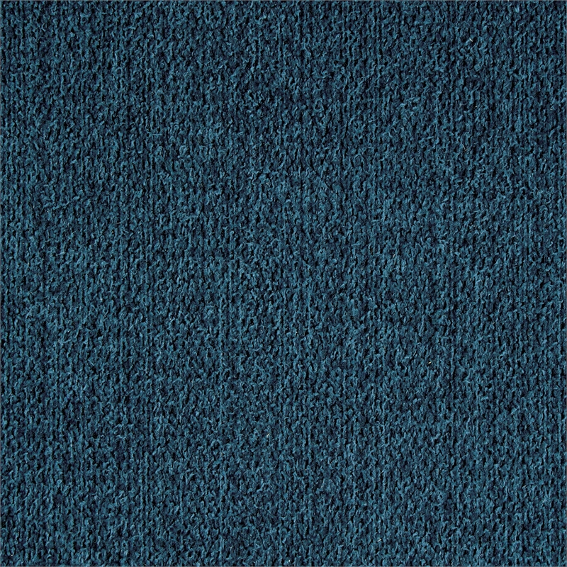 Furniture of America Eulalie Blue Fabric Sleeper Sofa in with Cup Holders