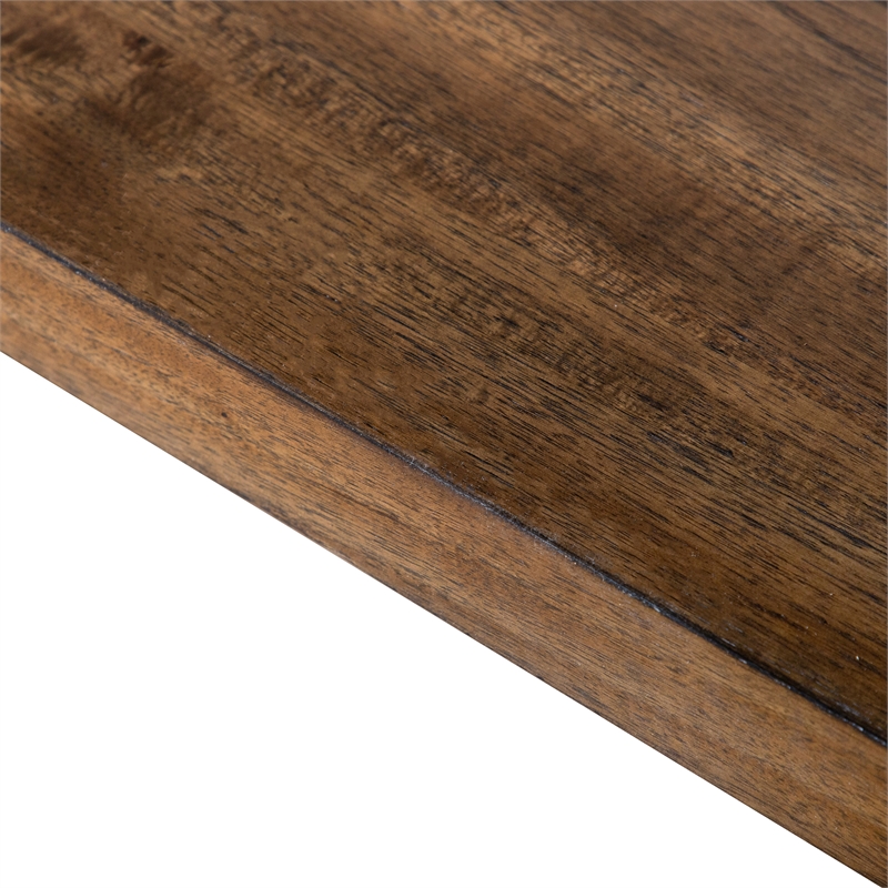 Furniture of America Zephyrine Wood 5-Piece Dining Table Set in Brown