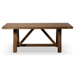 Furniture of America Zephyrine Wood 5-Piece Dining Table Set in Brown