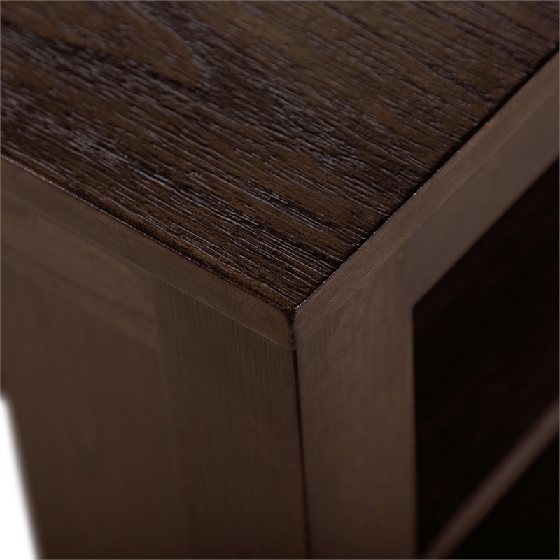 Furniture of America Kael Wood 3-Piece Counter Dining Table Set in Cherry