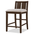 Furniture of America Kael Wood 3-Piece Counter Dining Table Set in Cherry