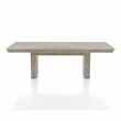 Furniture of America Westely Wood 7-Piece Dining Table Set in Natural