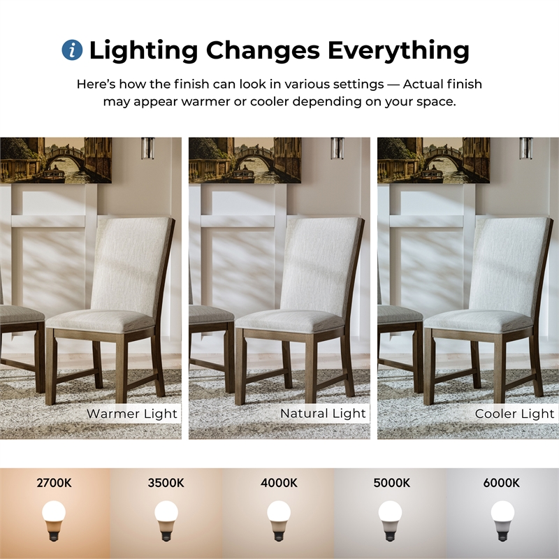 Furniture of America Vrusales Wood 9-Piece Dining Table Set in Oak