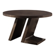 Furniture of America Alaric Wood 7-Piece Round Dining Table Set in Espresso