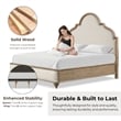 Furniture of America Weile Wood King 3-Piece Bedroom Set in Oak