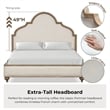 Furniture of America Weile Wood King 3-Piece Bedroom Set in Oak