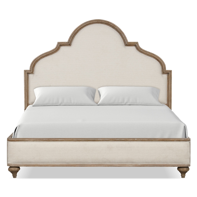 Furniture of America Weile Wood King 3-Piece Bedroom Set in Oak