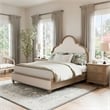 Furniture of America Weile Wood King 3-Piece Bedroom Set in Oak