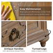 Furniture of America Weile Wood Queen 3-Piece Bedroom Set in Oak