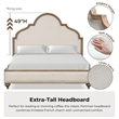 Furniture of America Weile Wood King 5-Piece Bedroom Set in Oak
