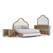Furniture of America Weile Wood Queen 5-Piece Bedroom Set in Oak