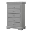 Furniture of America Toni Wood 3-Piece Full Bedroom Set in Gray
