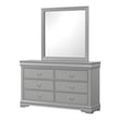Furniture of America Toni Wood 5-Piece Queen Bedroom Set in Gray