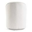 Furniture of America Mortimer Boucle Fabric Swivel White Round Dining Chair
