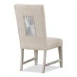 Furniture of America Celestia Solid Wood Side Chairs in Light Gray (Set of 2)
