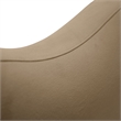 Furniture of America Lunaria Velvet Camel-Back Headboard King Bed in Brown