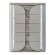 Furniture of America Bruna Solid Wood 5-Drawer Chest with LED in Light Gray