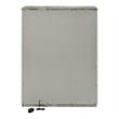 Furniture of America Bruna Solid Wood 5-Drawer Chest with LED in Light Gray
