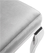 Furniture of America Balast Velvet Upholstered Side Chairs in Gray (Set of 2)
