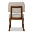 Furniture of America Forma Solid Wood Side Chairs in Walnut (Set of 2)