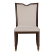 Furniture of America Aiyana Solid Wood Side Chairs in Cherry (Set of 2)