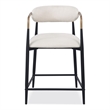 Furniture of America Kinsey Wood Counter Dining Chairs in Black (Set of 2)