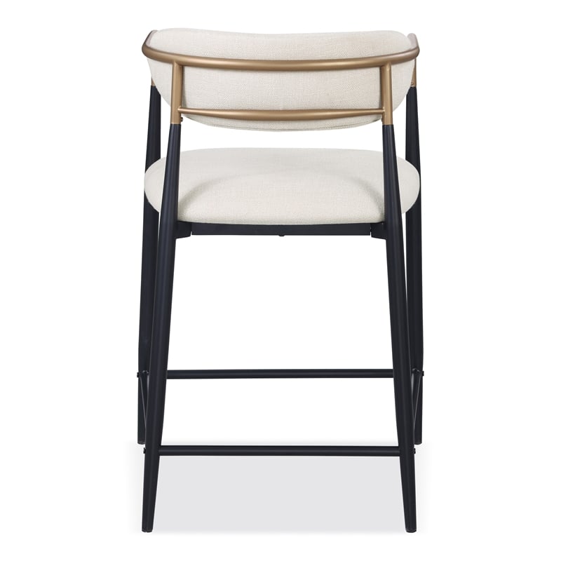 Furniture of America Kinsey Wood Counter Dining Chairs in Black (Set of 2)