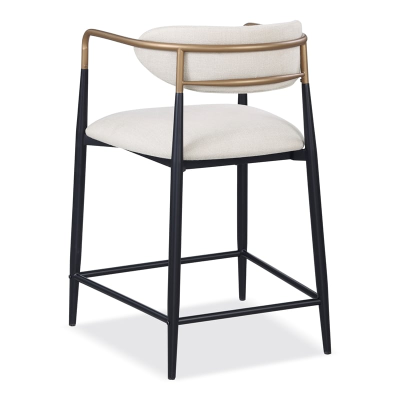 Furniture of America Kinsey Wood Counter Dining Chairs in Black (Set of 2)