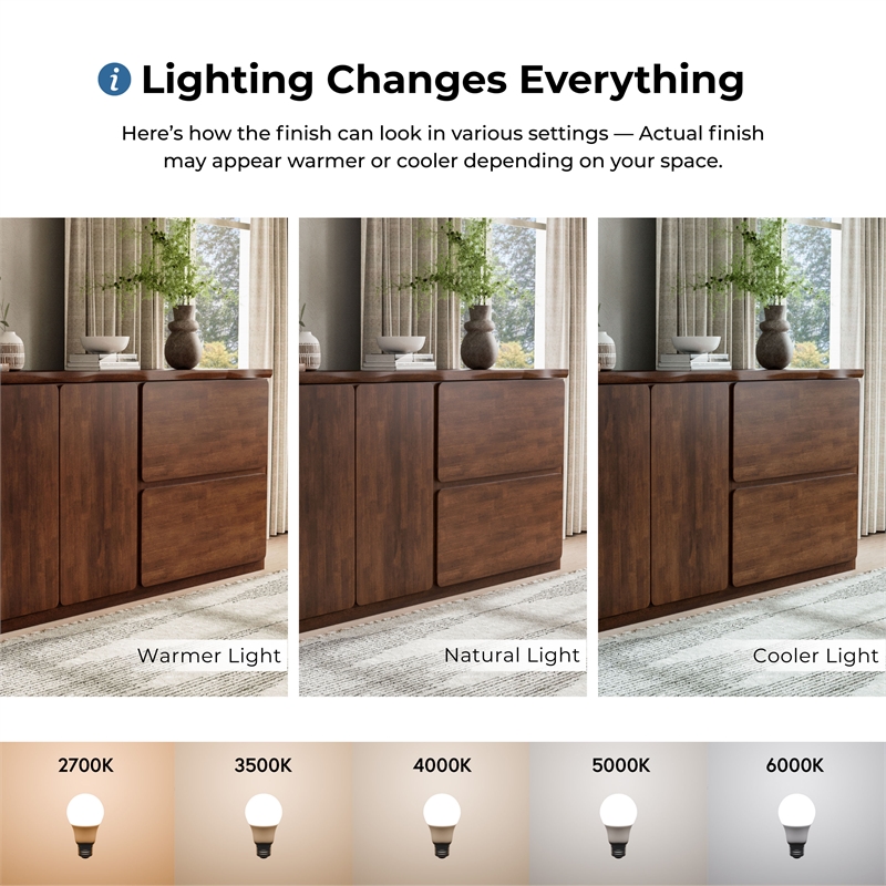 Furniture of America Nazaen Solid Wood Multi-Storage Server in Walnut